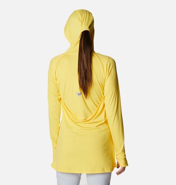 Columbia PFG Respool Hoodies Yellow For Women's NZ46871 New Zealand